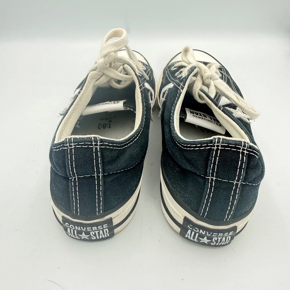 Converse Star Player Navy Blue Canvas Low Top Kids Sneakers A05219F Size 3.5Y